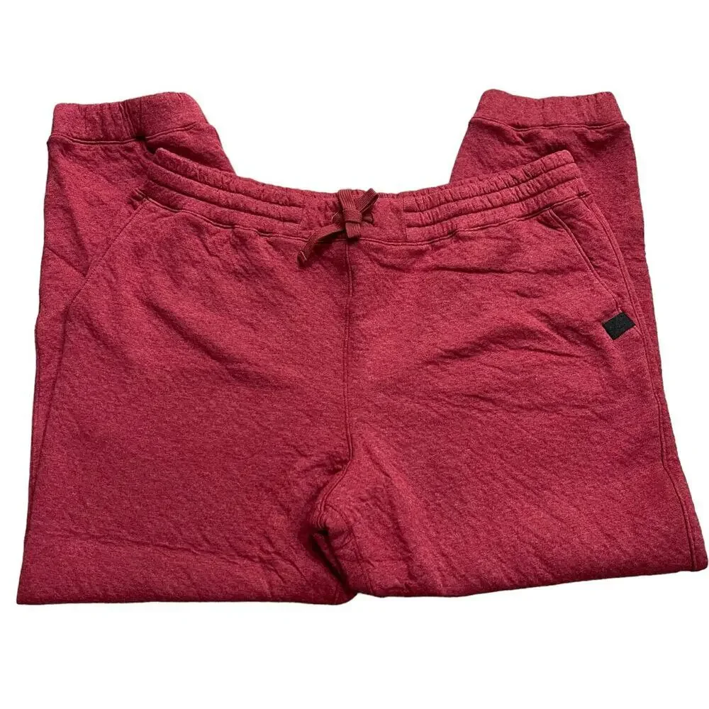 Lunya Lahgo Restore Double Faced Red Heathered Jogger Athletic Pant Medium NWT - Picture 4 of 13